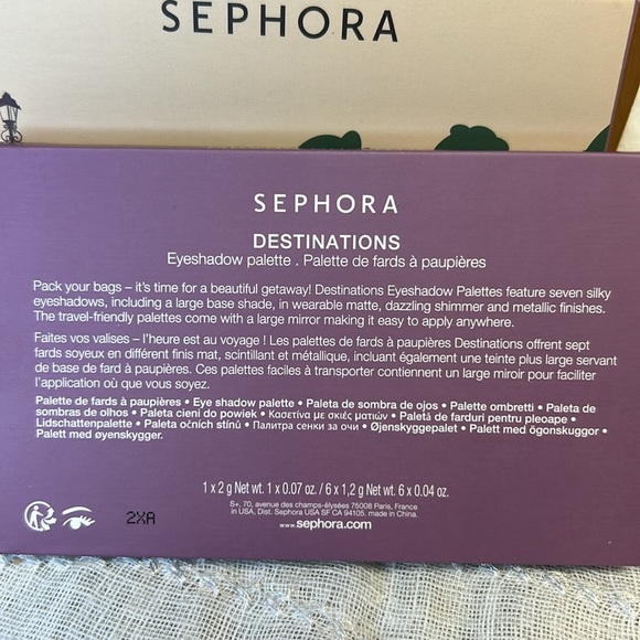 NWT Sephora destinations eyeshadow pallet - Picture 4 of 4